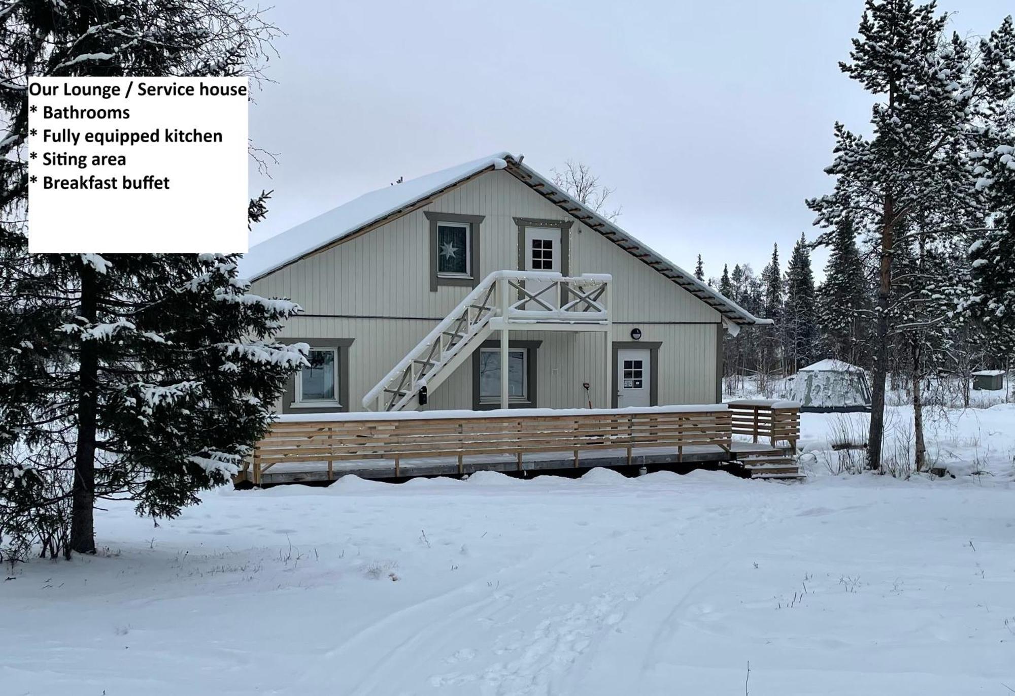 Aurora River Camp Glass Igloos & Cabins Kiruna Ngoại thất bức ảnh